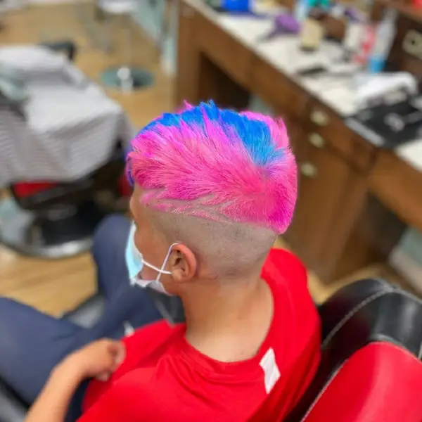 Ambiente de barbería tradicional
