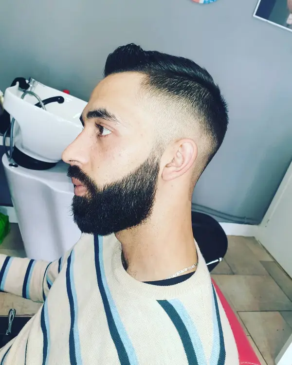 Ambiente de barbería tradicional